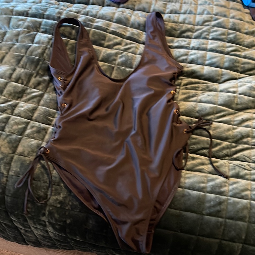 Sexy tie up one piece